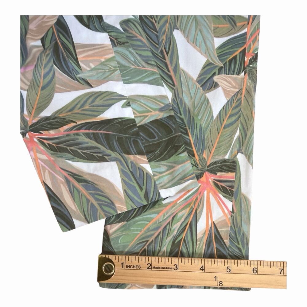 Brooks Brothers Natalie Fit Botanical Print Pant Size 4 Mid-Rise Ankle Casual - Picture 9 of 12